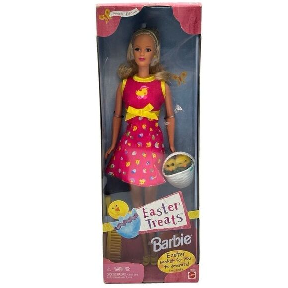 Mattel Vintage 1999 Special Edition Easter Treats Barbie In Box